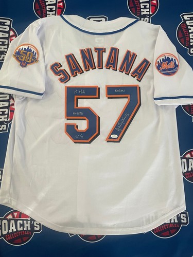Johan santana autographed - autographed, ny