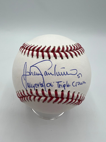 Johan santana autographed omlb - santana,