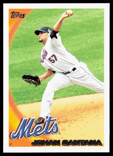 2010 topps 573 johan santana - topps,